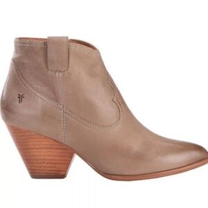 FRYE REINA TAUPE SUEDE BOOTIE